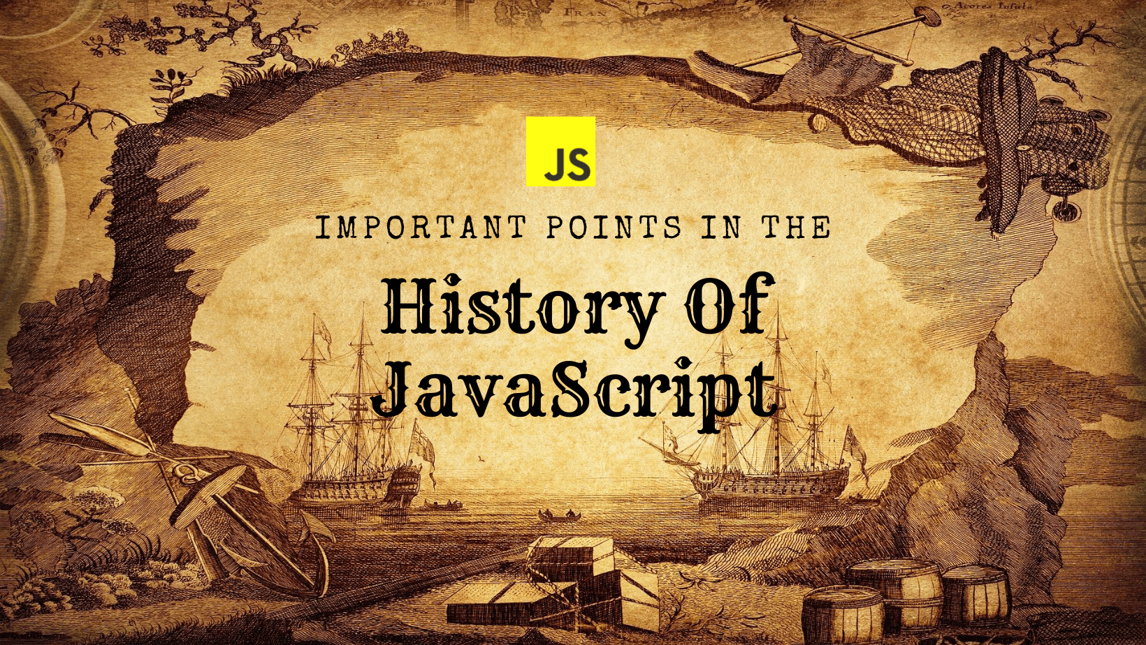 The amazing history of JavaScript.